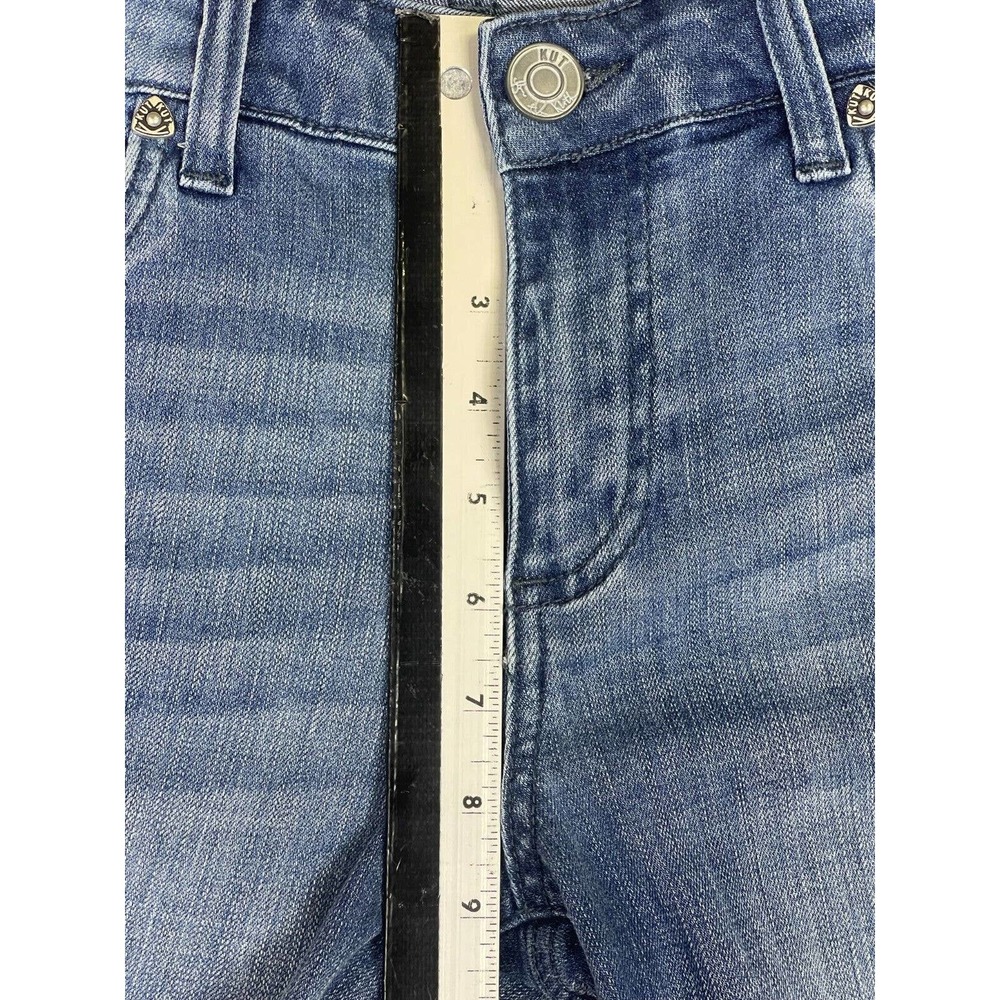 Kut From The Kloth Kathy Boyfriend Skinny‎ Jeans Womens 4 Distressed Stretch - Picture 5 of 14